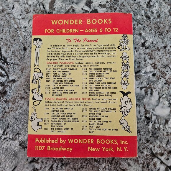 HERMAN MELVILLE'S MOBY DICK 1956 SOFTCOVER BOOK FROM WONDER BOOKS, #035-025 - Picture 14 of 14